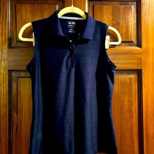 Adidas Women’s Navy ClimaCool Golf / Tennis Sleeveless Polo - Size S